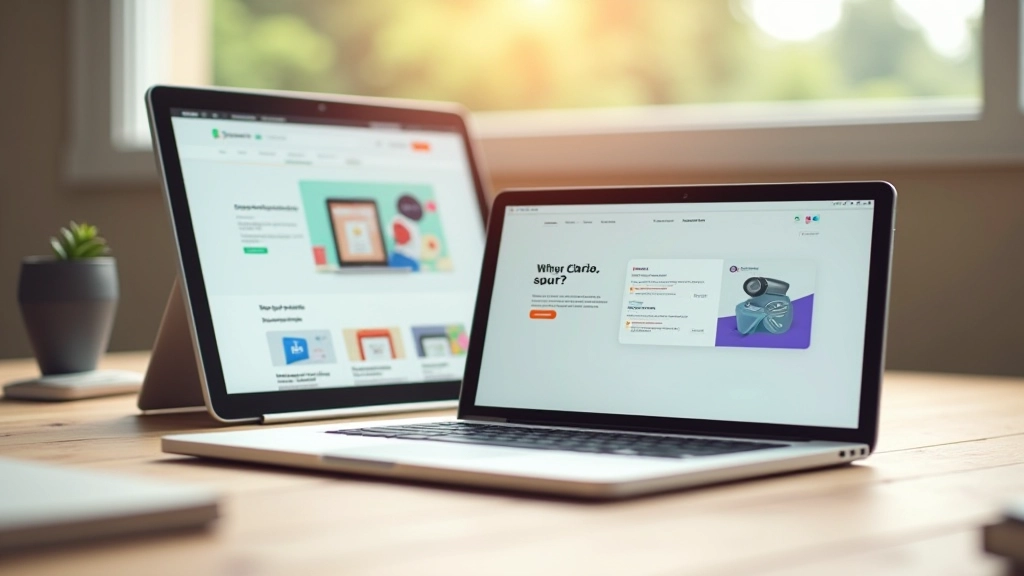Écrans multiples affichant des interfaces de plateformes de cours en ligne