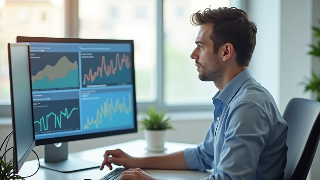 Écran montrant des statistiques de revenus publicitaires avec graphiques en temps réel